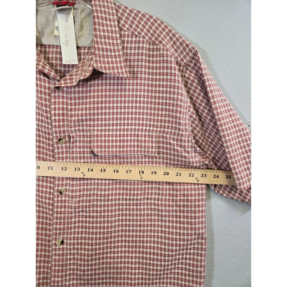 The North Face Plaid Hiking Outdoorsy Gorpcore Button Up Shirt Large